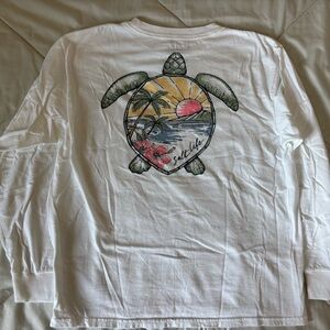 Salt Life White Cotton Shirt